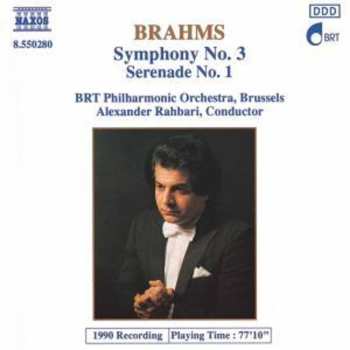 CD Johannes Brahms: Symphony No. 3 / Serenade No. 1