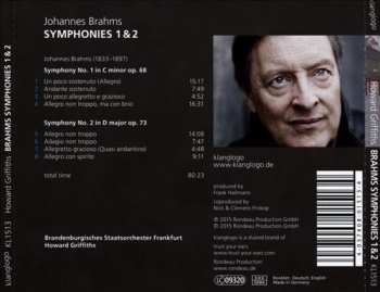 CD Johannes Brahms: Symphonies 1 & 2