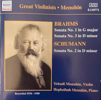 Sonata N°1 In G Minor , Sonata N°3 In D Minor / Sonata N°2 In D Minor