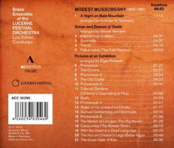 CD Brass Ensemble Of The Lucerne Festival Orchestra: Mussorgsky: Pictures At An Exhibition / Songs And Dances Of Death / A Night On Bald Mountain PIC
