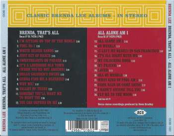 CD Brenda Lee: Brenda, That's All / All Alone Am I