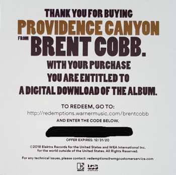 LP Brent Cobb: Providence Canyon 