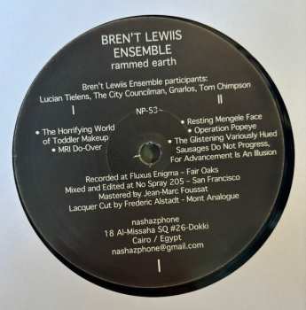 LP Bren't Lewiis Ensemble: Rammed Earth