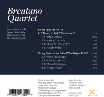 CD Wolfgang Amadeus Mozart: K. 465 & K. 428