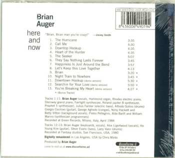 CD Brian Auger: Here And Now LTD | DIGI
