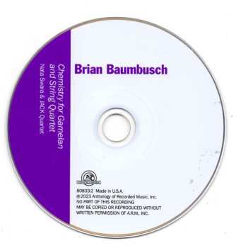 CD The JACK Quartet: Chemistry For Gamelan And String Quartet