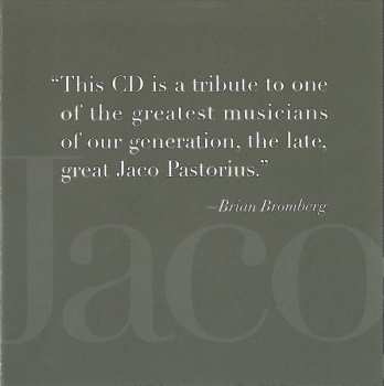 CD Brian Bromberg: Jaco