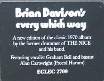CD Brian Davison: Brian Davison's Every Which Way