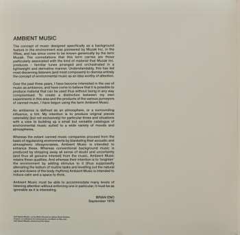 2LP Brian Eno: Ambient 1 (Music For Airports) LTD