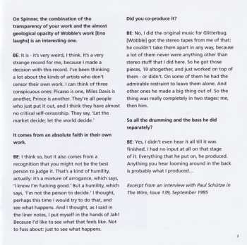 CD Brian Eno: Spinner