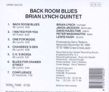 CD Brian Lynch Quintet: Back Room Blues