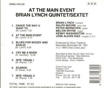 CD Mel Rhyne: At The Main Event