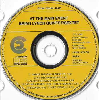 CD Mel Rhyne: At The Main Event