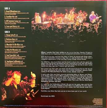 3LP/Box Set Brian Wilson: Live At The Roxy! Theatre CLR | DLX