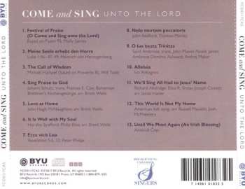 CD Brigham Young University Singers: Come And Sing Unto The Lord