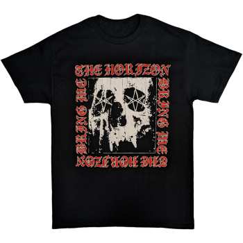 Merch Bring Me the Horizon: Tričko Metal Logo Bring Me The Horizon Skull