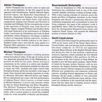 CD Benjamin Britten: Serenade • Les Illuminations • Nocturne