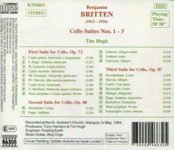 CD Benjamin Britten: Cello Suites Nos. 1-3