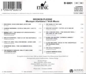 CD Broken Pledge: Musique Irlandaise / Irish Music