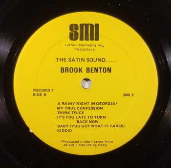 2LP Brook Benton: The Satin Sound...