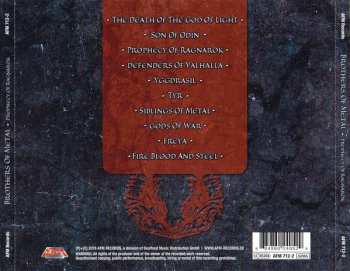 CD Brothers Of Metal: Prophecy Of Ragnarök