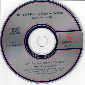 CD Bruce Atwell: Baroque Music For Horn And Strings