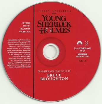 3CD Bruce Broughton: Young Sherlock Holmes (Music From The Motion Picture) LTD