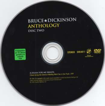 3DVD Bruce Dickinson: Anthology
