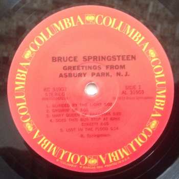 LP Bruce Springsteen: Greetings From Asbury Park, N.J.