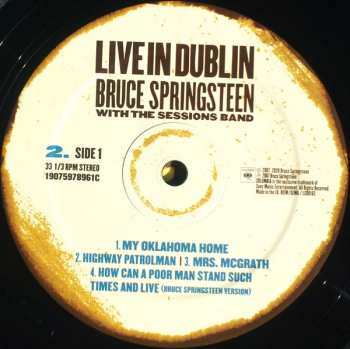 3LP Bruce Springsteen: Live In Dublin