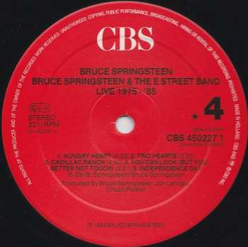 5LP/Box Set Bruce Springsteen & The E-Street Band: Live/1975-85
