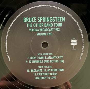 2LP Bruce Springsteen: The Other Band Tour | Verona Broadcast 1993 | Volume Two