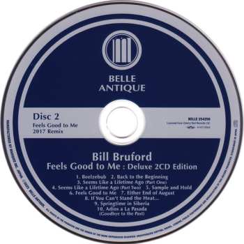 2CD Bruford: Feels Good To Me DLX