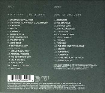 2CD Bryan Adams: Reckless DLX