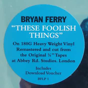 LP Bryan Ferry: These Foolish Things