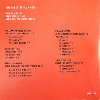 CD Brynjar Hoff: The Art Of Brynjar Hoff - Brynjar Hoff Oboe