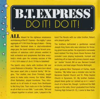CD B.T. Express: Do It ('Til You're Satisfied)