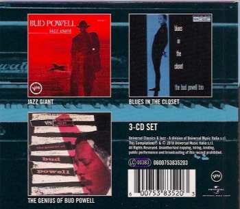 3CD Bud Powell: 3 Essential Albums