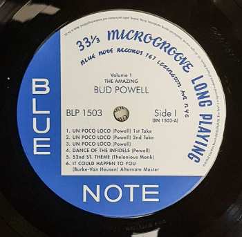 LP Bud Powell: The Amazing Bud Powell, Volume 1 LTD