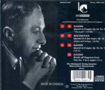 CD Budapest String Quartet: Haydn / Beethoven