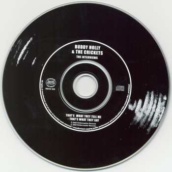 CD Buddy Holly: That's What They Tell Me - That's What They Say...