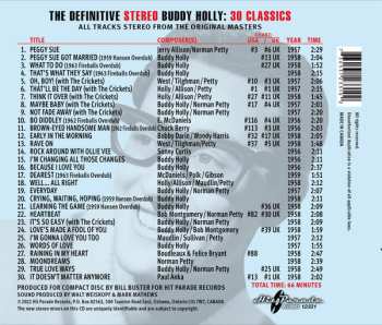 CD Buddy Holly: The Definitive Stereo Buddy Holly: 30 Classics