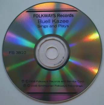 CD Buell Kazee: Sings & Plays