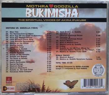 CD Bukimisha Male Chorus: Mothra Hearts Godzilla (The Spiritual Voices Of Akira Ifukube) LTD