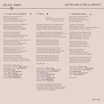 LP Bülent Somay: Water And Other Elements