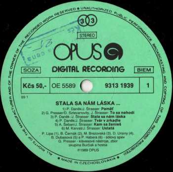 LP Burčiak: Stala Sa Nám Láska...