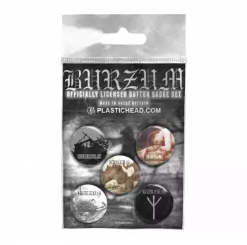 Album Burzum: Súprava Odznakov Burzum Button Badge Set 1