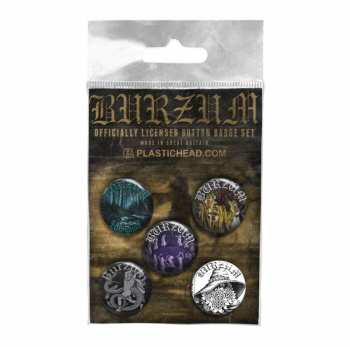 Merch Burzum: Súprava Odznakov Burzum Button Badge Set 3