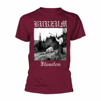 Merch Burzum: Tričko Filosofem 2018 (maroon)