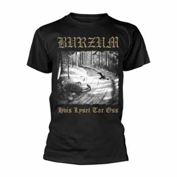 Merch Burzum: Tričko Hvis Lyset Tar Oss - Gold (phd Megastore Exclusive)